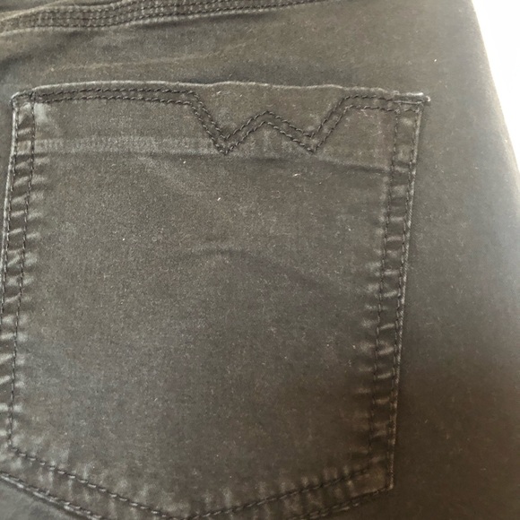 Vintage Wrangler Black Pants. Size 38x30. Red Trim - Picture 4 of 11